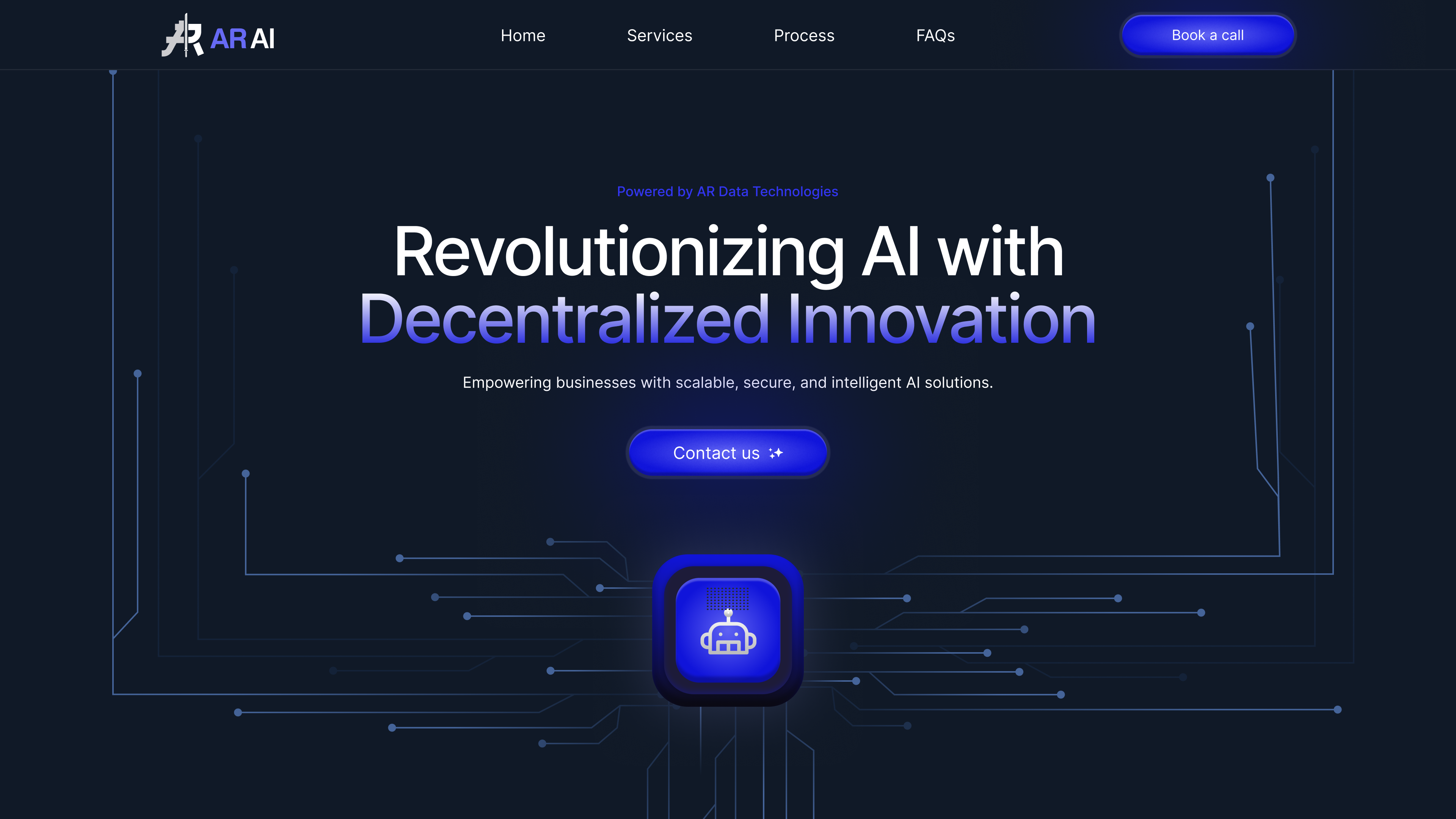 AR Data Technologies Website